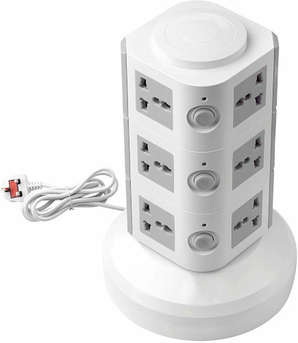 3 Layer Multi Plug with USB Port