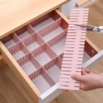 Adjustable Plastic Grid Drawer Organizer