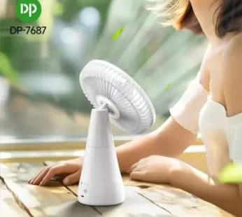 DP-7687 Rechargeable Rotatable Mini Desk Fan