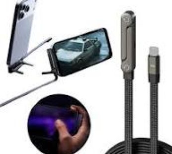 Smart Charging Cable with Mobile Stand – 2 in 1 Gadget