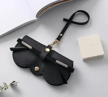 Soft Leather Sunglasses Bag