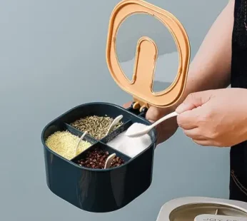 Multi-Function Four Grid Spice Box