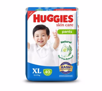 Huggies Skincare pants XL 40Pcs (12-17kg)