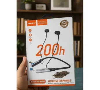 REGRSI RE-NY060 Wireless Earphones – 200h Battery Life | Sport Bluetooth Headset