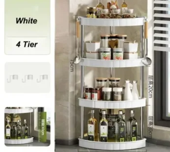 4 Layer Corner Trolly Rack Multifunctional Corner Storage Rack for Every Home