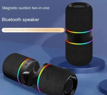 2-in-1 Magnetic Speaker Wireless Bluetooth Speaker Dazzling Split Subwoofer Wireless Bluetooth Audio RGB Outdoor Wireless