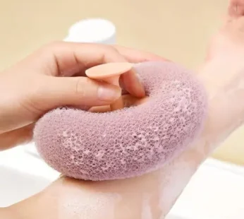 Soft Bristle Bathroom Brush with Suction Cup – Gentle Body Scrubber, Back Scrubbing & Massage Shower Brush for Full Body Cleaning
