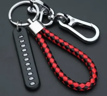 Key Ring Keychain with phone number for Car and Motorbike
