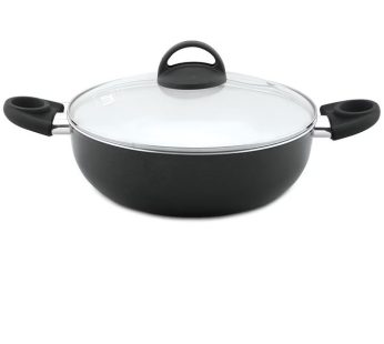 Non Stick Cooking Pot Natural with Lid 32cm – NCTGM232