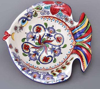 Ceramic Fish Bowl 13X12.5 Inches – 13FB