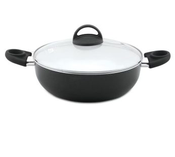 Non Stick Cooking Pot Natural with Lid 32cm – NCTGM232