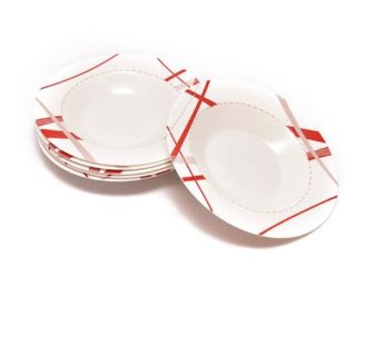 Tempered Couture Bone Soup Plate 22cm