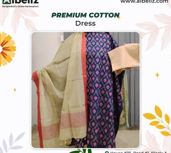 Premium Printed Cotton Dress